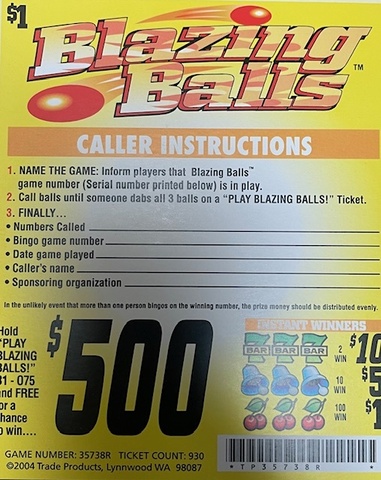 $500 Blazing Balls